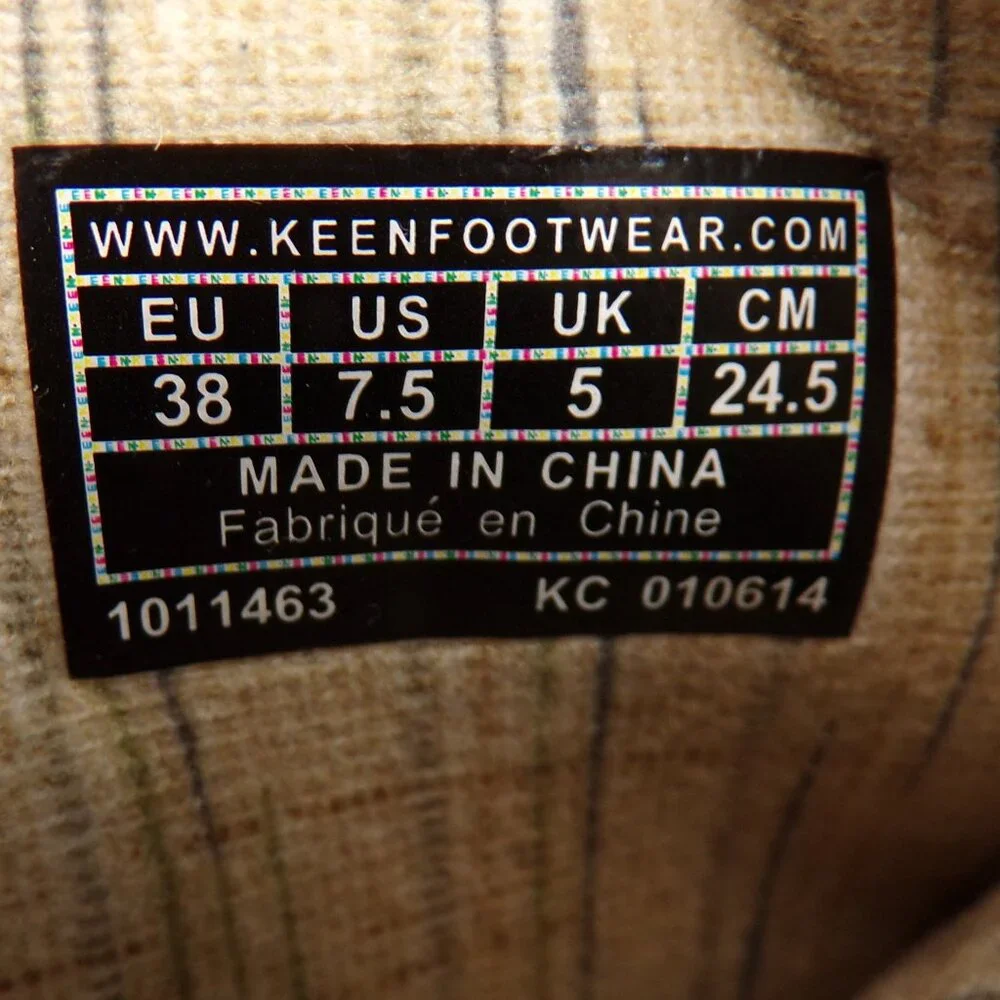 Keen Boots Tall Leather Women's Size 7.5 Green - Picture 10 of 11